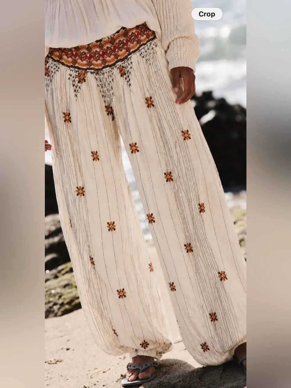FREE PEOPLE BALOON HARAM PANTS & FP CONVERTIBLE TUBE TOP! 2 PIECE SET!